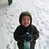 Little Angels playing in the snow