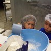 Preschoolers baking up treats